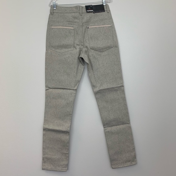 Kayden K men’s tapered white jeans - Picture 2 of 7